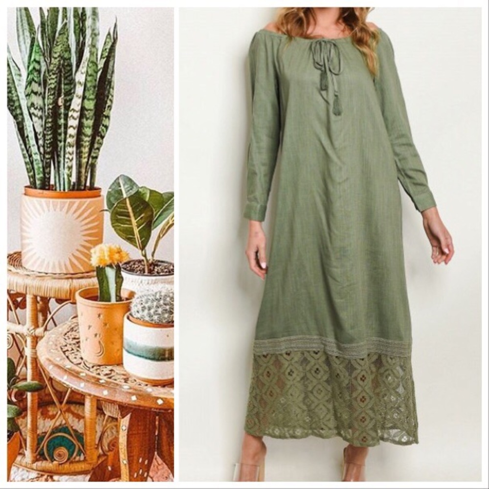 Greta Natural Fibers Flax Lagenlook Maxi - Picture 5 of 8